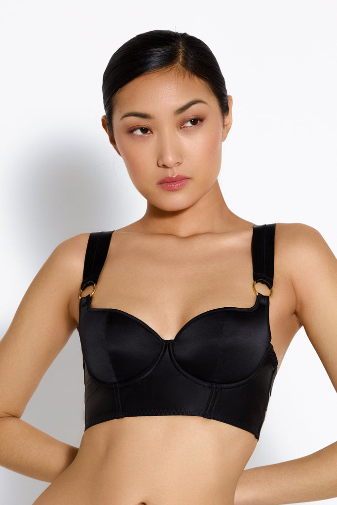 Signature Silk Longline Bodice Bra