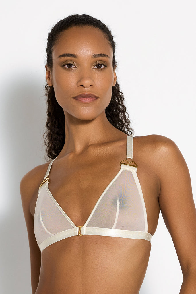 Signature Mesh Triangle Bra