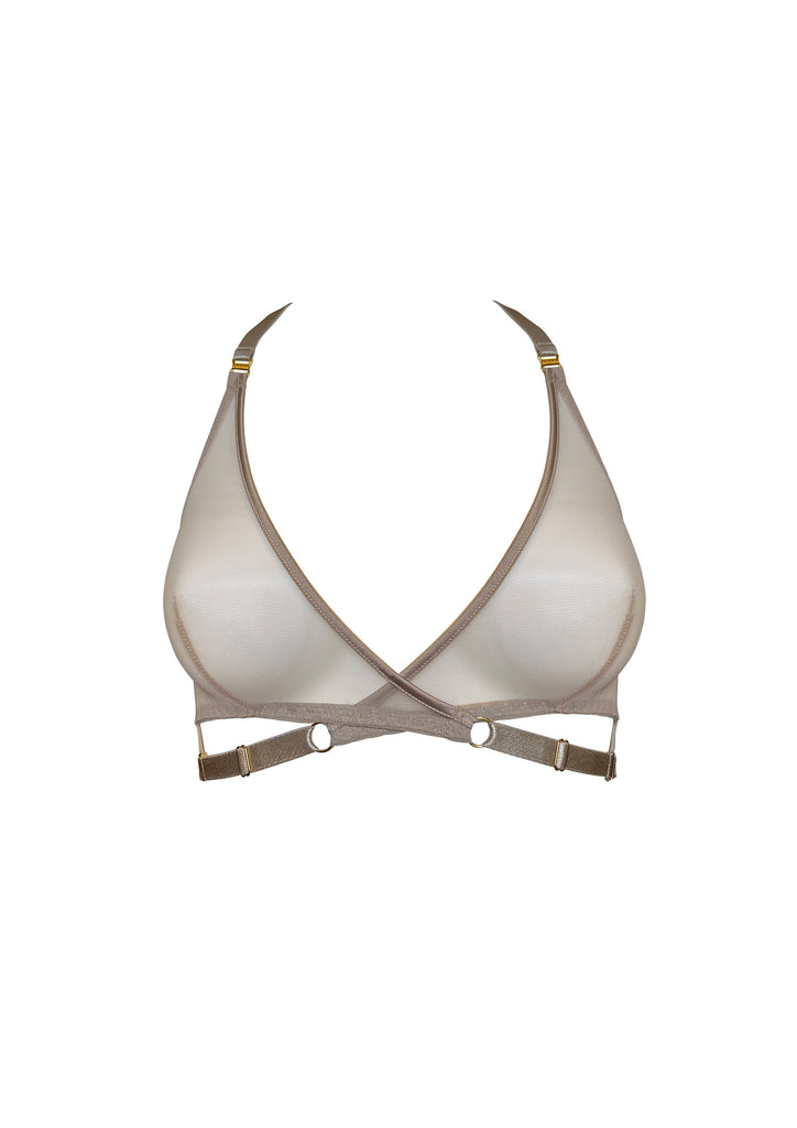 Signature Mesh Wrap Bra